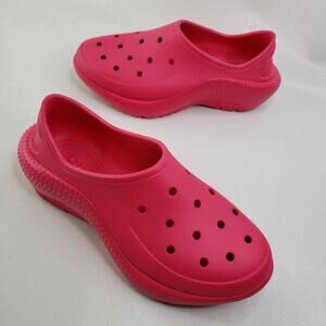 CROCS Women's Sneakers in Vibrant Pink